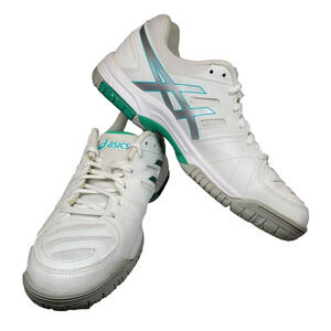 Asics Women's 9.5 Gel Dedicate E557Y White Running Tennis Shoes Sneakers